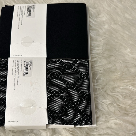 NWT Dynamite Basic Opaque & Double Fishnet Tights XS/S - Picture 5 of 6